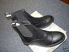 DUBLIN RESERVE LEATHER ZIP FRONT PADDOCK BOOTS  BLACK items in 