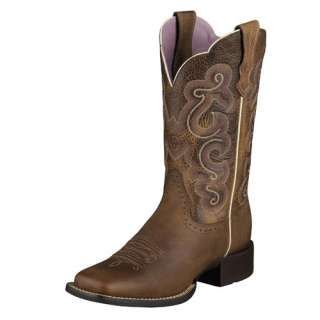   Quickdraw Square Toe Cowboy Western Boot Badlands Brown 10006304