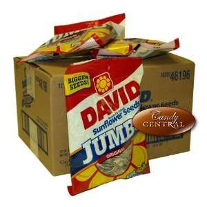 David Sunflower Seeds Jumbo Large Bag (10 Ct)  Grocery 