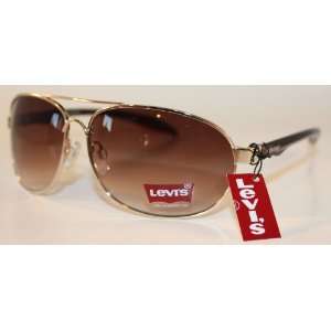  Levi Sunglasses 159 03 Gold Metal Aviator Sports 