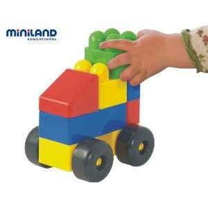  Miniland My First Blocks Super (8 Pieces/Suitcase) Toys 