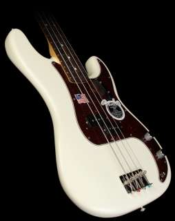   Vintage 62 Precision Bass P Bass Electric Guitar Olympic White  