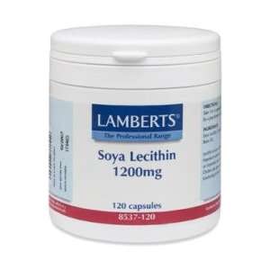  Lamberts Soya Lecithin 1200mg 120 Capsules Health 
