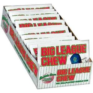 Big League Chew, Sour Cherry, 2.1 Ounce Pouch, 12 Count  