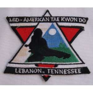 Mid American Tae Kwon Do Emblem Patch 