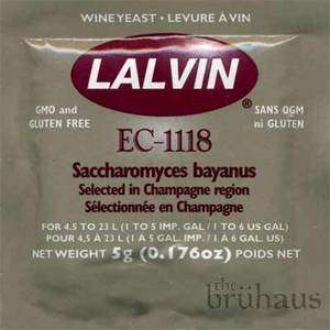 Lalvin EC 1118 Wine Yeast, 5g  