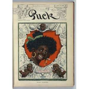  Teddys valentine,African Woman,valentines card,Frank A 