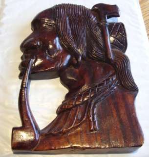 ETHNIC WOOD CARVINGS ABORIGINALS SMOKING PIPES  