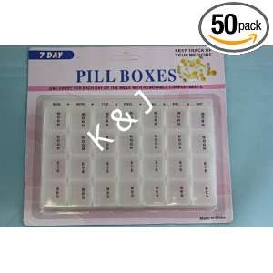  7 Day Medicine Pill Box Organizer Case Health & Personal 