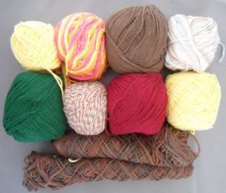 Sugarn Cream Cotton Mill End Yarn Color  MIXED LOT, Four Pounds, Per 