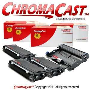  ChromaCast Single DR350 Drum Unit & Three TN350 Toner 