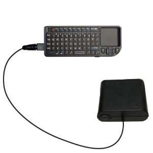   Mini Wireless Keyboard Touchpad   uses Gomadic TipExchange Technology