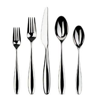 Gourmet Settings Willow 20 Piece Stainless Steel Flatware Set, 4 and 5 
