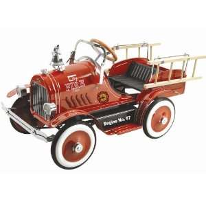  Deluxe Fire Truck Pedal Car Red Toys & Games