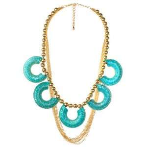com Cute Exotic Vintage Inspired Egyptian Design Necklace   Turquoise 