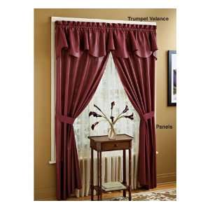  Angela Solid Trumpet Valance, 80W x 16L, ea.