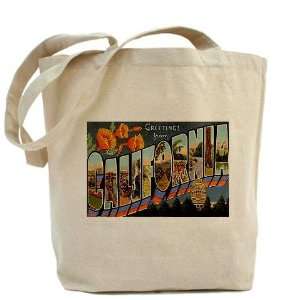 California CA Vintage Tote Bag by  Beauty