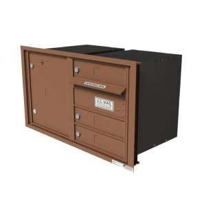 versatile™ 4C Horizontal Cluster Mailboxes in Antique Copper   Rear