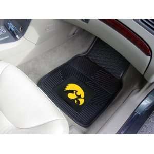    University of Iowa Floor Mats 2 Piece Vinyl Set