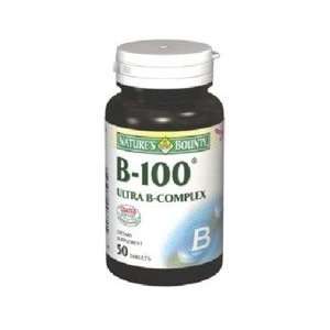  Vitamin B 100 Complex Tab Nby Size 50 Health & Personal 