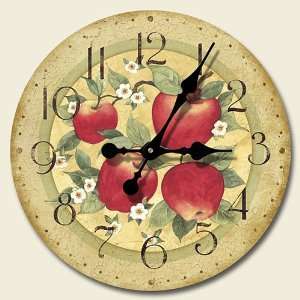  Apple Orchard 12 inch Decorative Wood Wall Clock