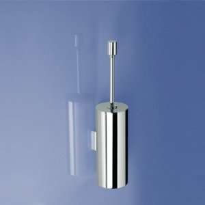   Accessories Wall Mounted Toilet Brush Holder with Lid Finish Chrome