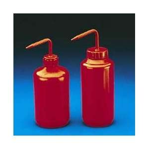 VWR Red Wash Bottles, Low Density Polyethylene   Model 11215 302   Bag 
