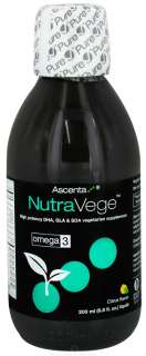 Buy Ascenta Health   NutraVege High Potency DHA, GLA & SDA Vegetarian 