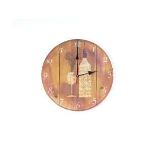   Tuscan Antique Style Wine Themed Wall Clocks 13