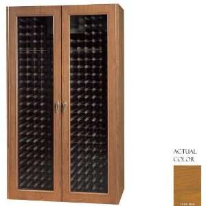   io 440 Bottle Wine Cellar   Glass Doors / Iced Oak Cabinet Appliances