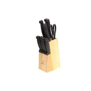   13 Piece Cutlery Set with Wooden Storage Block