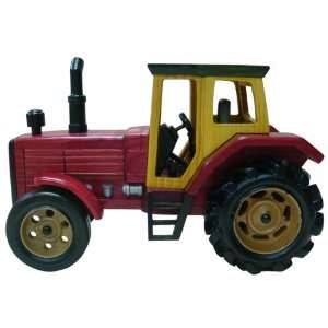  Red Shed¿ 12 in. Red Wooden Tractor with Closed Cab 